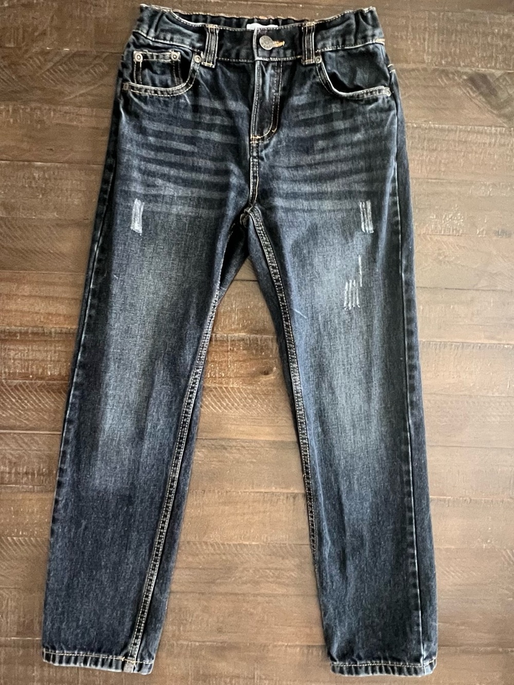 Vtg. Joe Fresh Kids Jeans Size 10 100% • Cotton • Adjustable Waist • JC Penny